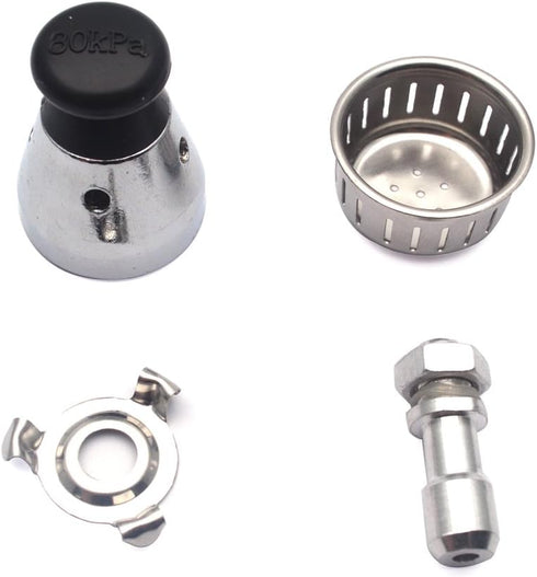 Pressure Cooker Relief Jigger Valve 1Pc - Universal with Exhaust Rod, Whistle for Weight Pressures Control
