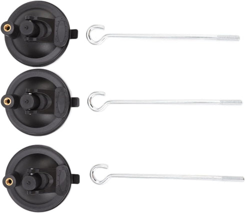 Yosoo 3 Pcs Bird Feeder Wall Mount, Window Suction Cup Feeders with Hooks for Plant Decoration