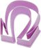 Greek Alphabet OMEGA Shape Cookie Cutter, 3 Inches Long, Great Gift for Big Sis/Lil Sis, Fundraising, Parties,