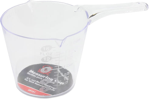 Chef Craft Select Plastic Measuring Cup, Clear, 2 Cup Capacity