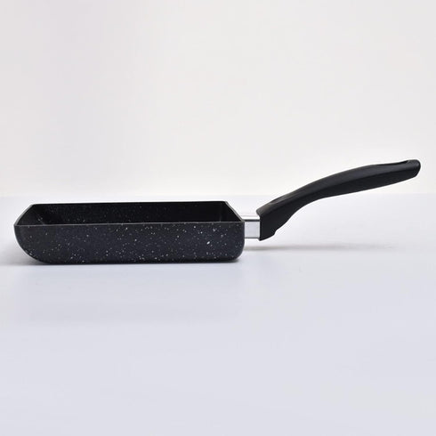 Zerodis Non Stick Omelet Pan, Lightweight Portable Cookware with Silicone Handle, Mini Japanese Frying Pan