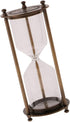 Retro Metal Sandglass Hourglass Sand Timer Without Sand for Home Office Decoration (Bronze - L)