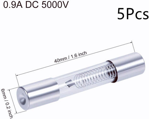 5KV 0.9A Microwave Oven Protection High Voltage Fuse Tube 6x40mm 5pcs by bnafes