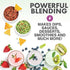 Bionic Blade Personal Blender 26.5 Oz, Cordless, Rechargeable 18,000 RPM Portable Blender for Shakes and Smoothies Mini Blender Portable 8.6" Tall, Seen On TV (Mint) by EMSON