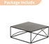 NUPTIO Cake Stand Cupcake Display Metal Dessert Pedestal Stands Food Riser Black Display Plate for Party Halloween