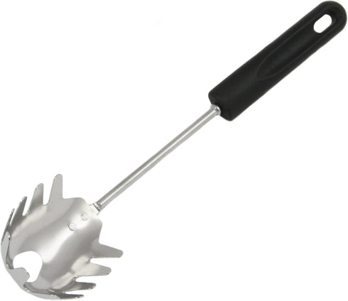 Chef Craft Basic Stainless Steel Spaghetti/Pasta Fork, 12.5 inch, Black