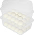 Vababa 2-Pack 16 L Pizza Dough Proofing Box with Lid, Clear Food Storage Container for Pizza