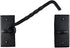 Renovators Supply Manufacturing Hook and Eye Latch, 6.5 in. Black Wrought Iron Door Lock with Hardware
