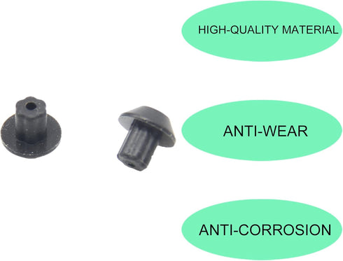 WB2K101 Range Burner Grate Rubber Feet Kit, 16 Pcs Compatible with GE and Kenmore Burner Grate Replace Parts