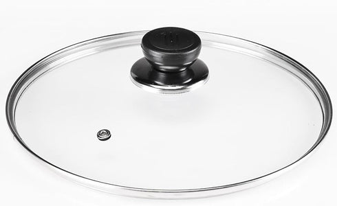 Tempered Glass Pot Cover: 7.8 Inch Griddle Lid with Insulated Handle for Cooking Pot Cover