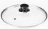 Tempered Glass Pot Cover: 7.8 Inch Griddle Lid with Insulated Handle for Cooking Pot Cover
