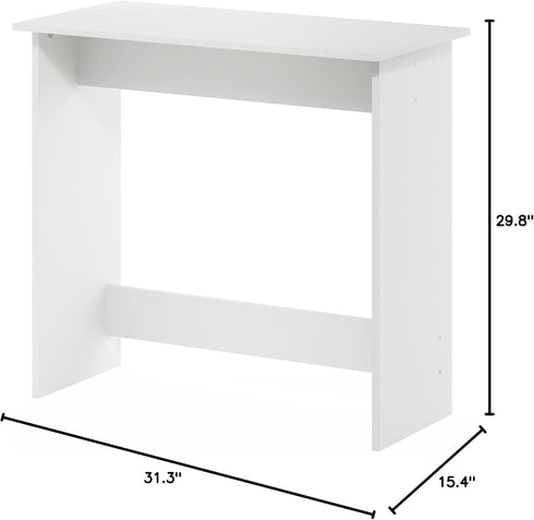 Furinno Simplistic Study Table, White