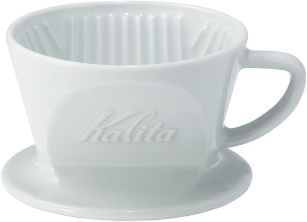 Kalita HASAMI & Kalita HA101#01010 Coffee Dripper, Porcelain Hasami Ware for 1-2 People