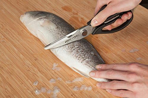 Ergo Chef All-Purpose Come-Apart Kitchen Shears, Black, for Poultry, Fish, Vegetables