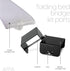 Milliard Diplomat Folding Bed Converter Kit, Bed Bridge Bed Gap Filler, Convert Cot to Queen, Twin to King