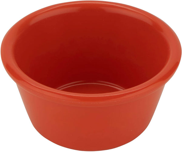 G.E.T. RM-400-RO Rio Orange Ramekin, 4 oz, Break Resistant, Pack of 12