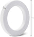 FloraCraft CraftFoM Wreath, 2 Inch x 17.7 Inch, White