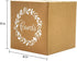 KALEFO Kraft Card Box, Wedding Favors Post Boxes, Cardboard Wedding Party Decor, Table Centerpiece