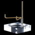 Adjustable Metal Arms Display Stand Easel with Acrylic Base for Crystal Mineral Coral Rock Agate Fossil Collection