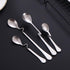 4pcs Hanging Coffee Spoons, Bending Handle Stainless Steel Jam Spoons for Tea, Coffee, Dessert