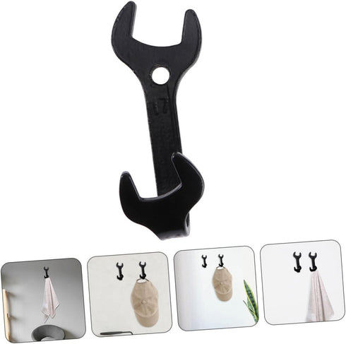 HOMSFOU Coat Pegs Wall Hooks, Kitchen Wall Hooks, Farmhouse Coat Rack, Vintage Wall Hooks, Stainless Steel Entryway Key
