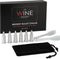 Bullet Whiskey Chillers Stones, Set of 6 Stainless Steel Bullet Shaped Ice Cubes, Gift Box, Tongs, Storage Bag
