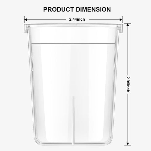 Replacement Condensation Collector for Instant Pot DUO, Duo Plus, ULTRA, LUX, 5, 6, 8 Quart All Series, 2 Pcs