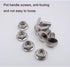 4 Pack Stock Pot Handle Screws, M6x16mm Grip Mount Screw Replacement for Wok Soup Pots, Frying Pans
