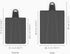 Joseph Joseph Chop2Pot Plus Folding Chopping Board, Easy-Grip Handle (Large) - Black