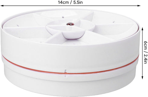 TOPINCN Portable USB Dishwasher: Mini Dish Washing Machine for Household Kitchen, Quickly Removes Dishware, Red