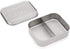 Stainless Steel Bento Box Lunch and Snack Container for Kids and Adults, 2 Sections for Meal Prep