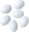 Azatemgo 6 Pcs Wooden Eggs Fake Chicken White Eggs Set of Wooden Fake
