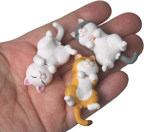 3 Pcs Fun Cat Fridge Magnets, Kroysea Cute Decorative Strong Magnets for Whiteboard, Kitchen, Office