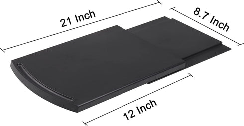 Kitchen Appliance Sliding Tray, Compatible With Coffee Maker, Kitchen Aid Mixer, Blenders, Air Fryer, Juicer Parts Accessories Sliders for Coutertop with Rolling Wheels (2 Pack)