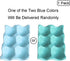 Bealuffe Countertop Dozen 6 Ceramic Egg Holder Egg Tray Porcelain Fresh Egg Holder for Fridge Kitchen Storage Half Cups