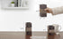 Set 3 Set Creative Scents Dublin Brown of Small Tealight Candle Holders Table Decor Gift - Centerpieces
