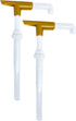Good Times Coffee Co. Sauce Pump Dispenser (Pack of 2) - Fits 87.3 to 90.4 Ounce Bottles, Gold