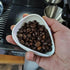 2pcs Ceramic Coffee Scoops, Coffee Bean Weighing Bowls, Coffee Powder Spoon