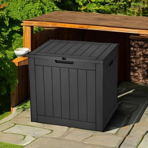 30 Package YITAHOME Gallon Deck Box Outdoor Storage Box, Waterproof Resin Delivery and Storage Box with Lockable Lid