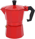 Classic Stovetop Espresso Maker, 6-Cup Capacity Aluminum Coffee Machine Moka Pot for Home or Office Use (Red)