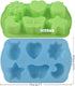 Newk Insects Silicone Candy Mold - 4 Packs 6-Cavity Animal Butterfly Moon Star 3D Bakeware Mold for Candies, Chocolate