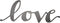Primitives by Kathy "Love" Cutout Metal Sign for Home Decor