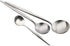 JASHII Luxury Flatware Set, 6-Pieces Elegant 18/10 Stainless Steel Silverware for Home Kitchen, Dishwasher Safe