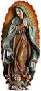 Our Lady of Guadalupe Statue, Resin Figurine with Prayer Gift Box, 4 Inch