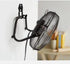 zoele Wall Mounting High Velocity Floor Fan Bracket, Industrial Grade Hook Hanger for Wall Fan Support (Black)