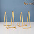 Plate Holder Easel Display Stand - 6 inch Metal Stands for Pictures, Photo Frames, Books, Decorative Plates