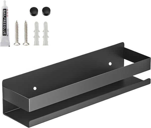 15.7inches Stainless Steel Wall Mounted Floating Shelves for Kitchen,Bathroom,Living Room Storage Shelf,Rust