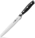 Klaus Meyer Stahl High Carbon Exclusive German Steel Utility Knife, 6 Inch Serrated (Black)