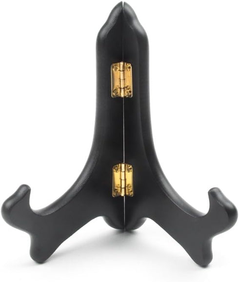 Fox Run Black Wood Plate Stand, 6-Inch