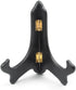Fox Run Black Wood Plate Stand, 6-Inch